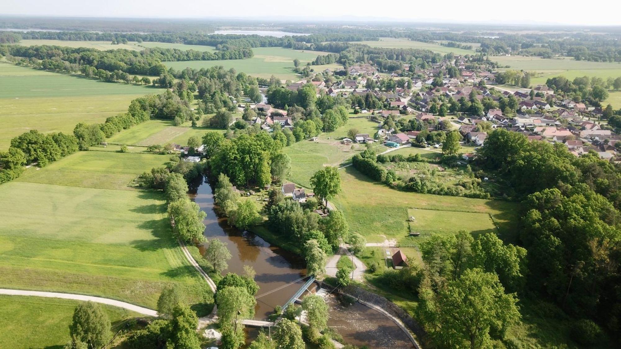 Chalupa Luznice Třeboň Exteriér fotografie